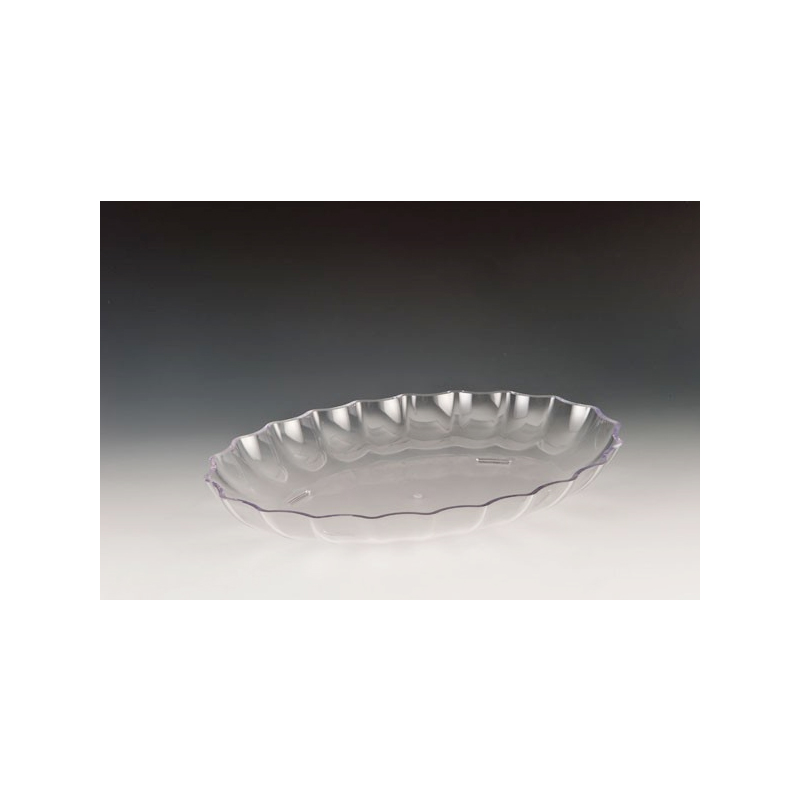 POLYCARBONAT OVAL MODEL TEŞHİR TABAK ŞEFFAF